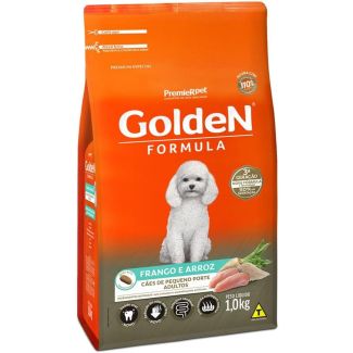 Ração Golden Fórmula Cães Adultos Raças Pequenas Frango e Arroz Mini Bits 1kg