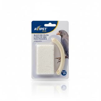 Bloco de Cálcio e Osso de Siba para Pássaros (2 Unidades)