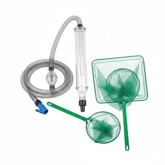 Kit de Limpeza para Aquário: Sifão e Redes