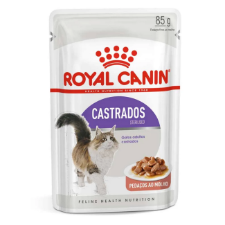 Ração Úmida Royal Canin Gatos Castrados Adultos 85g