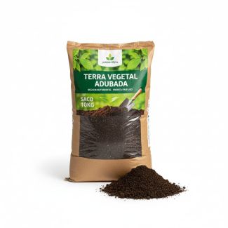Terra Vegetal Adubada Saco 10kg
