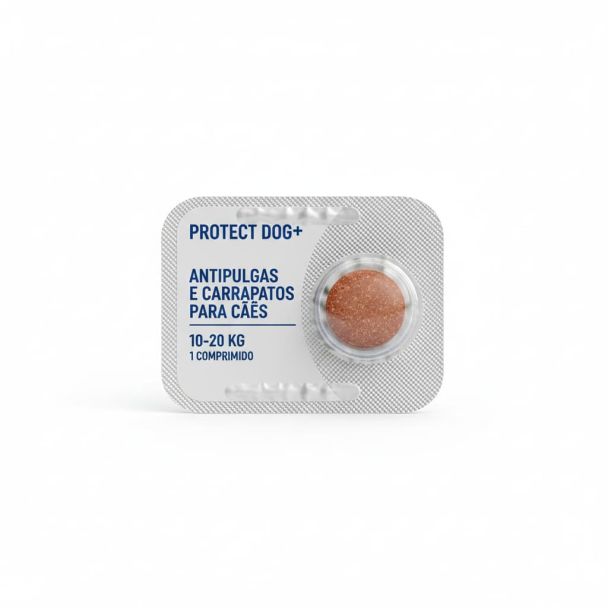 Antipulgas e Carrapatos para Cães de 10 a 20kg (1 Comprimido)