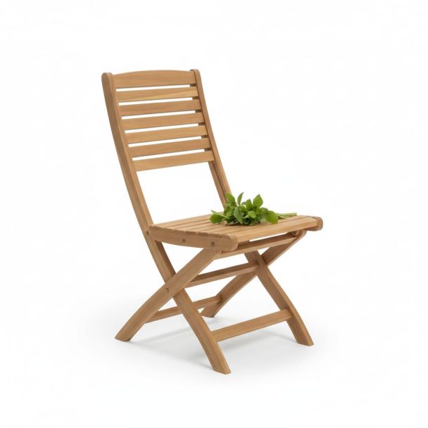Cadeira de Jardim Dobrável em Madeira