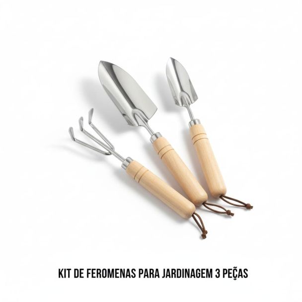 Kit de Ferramentas para Jardinagem 3 Peças