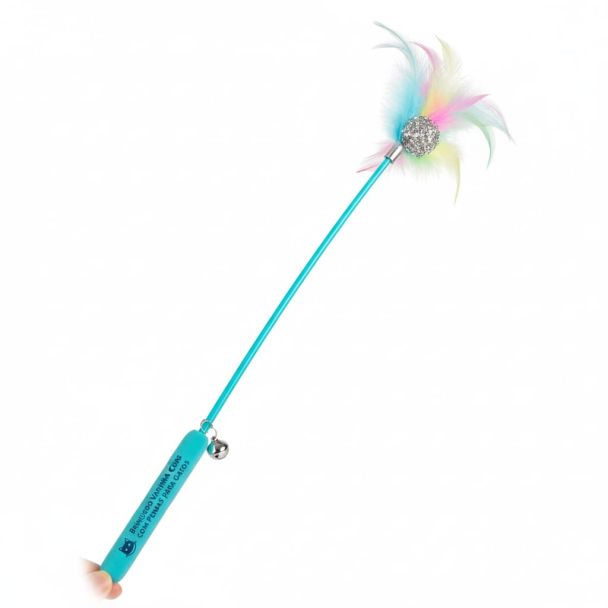 Brinquedo Varinha com Penas para Gatos